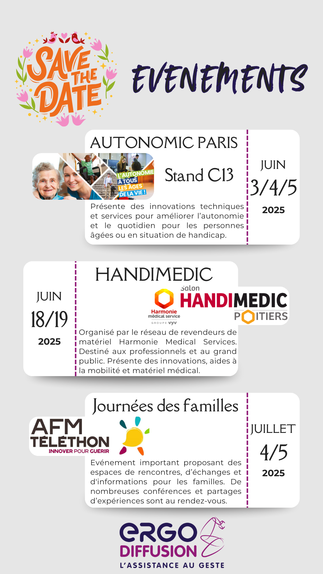 Evenements à venir Evenements à venir