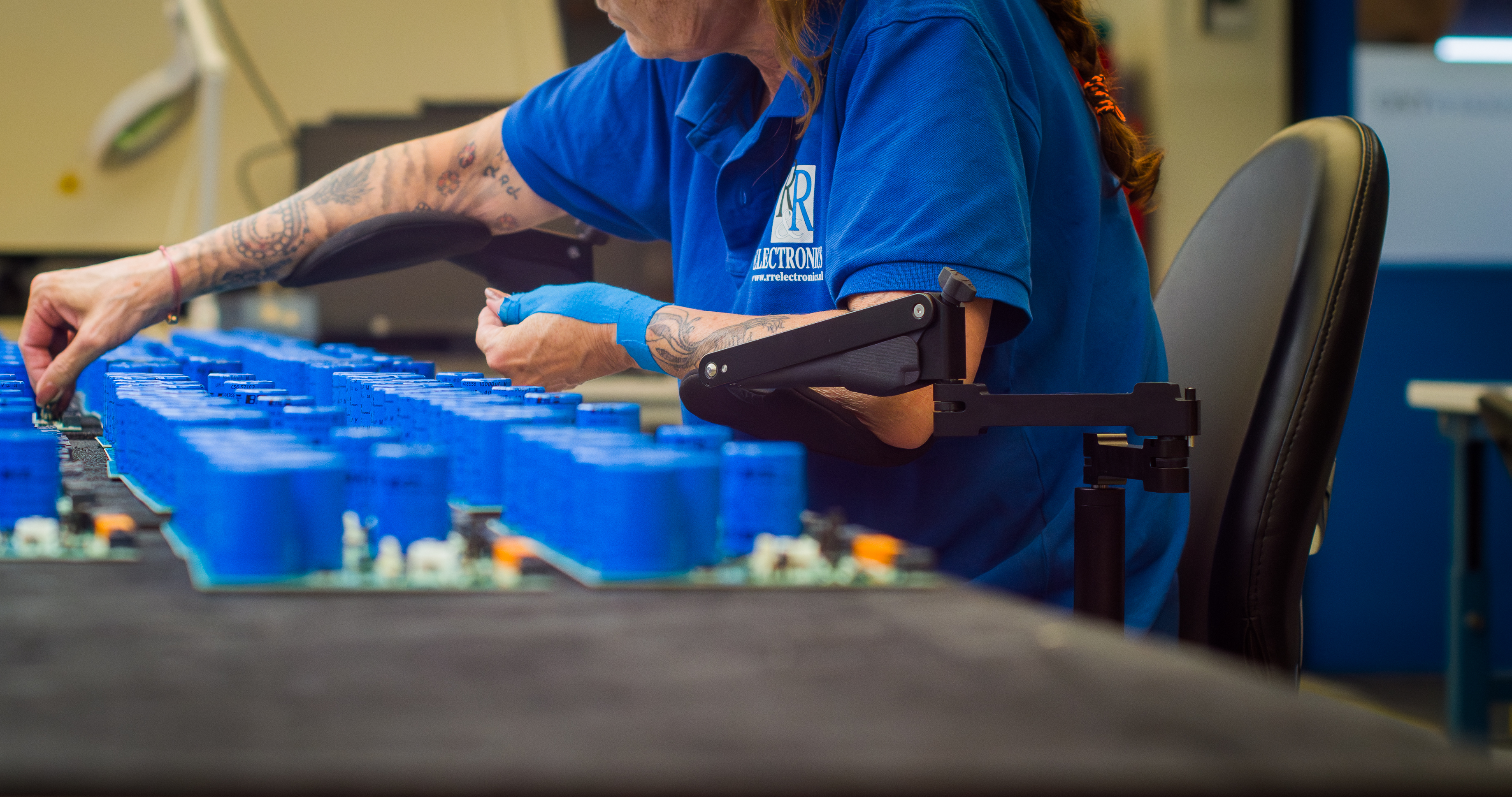 Leva pour l'assemblage