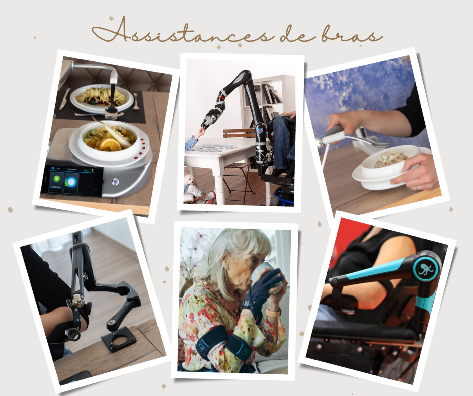 Détail de nos solutions d'assistances aux membres supérieurs Détail de nos solutions d'assistances aux membres supérieurs